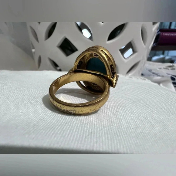 Silpada  K&R Collection Turquoise&Brass Ring - Picture 5 of 8